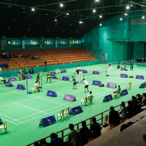 Indoor Badminton court