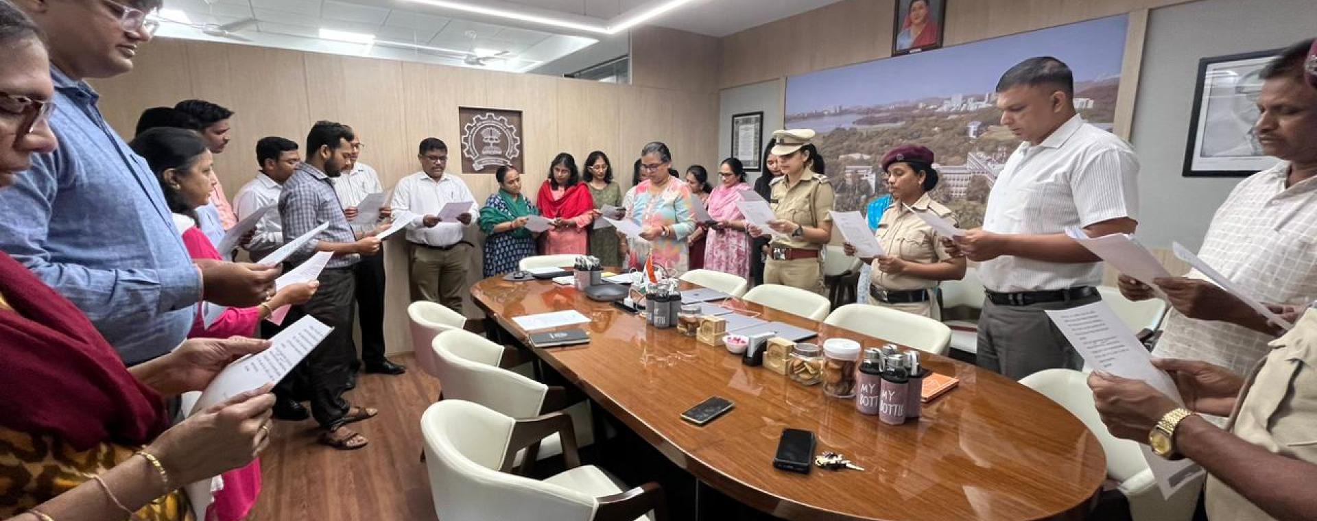 Nasha Mukt Bharat Abhiyaan,IIT Bombay Pledge,drug-free India