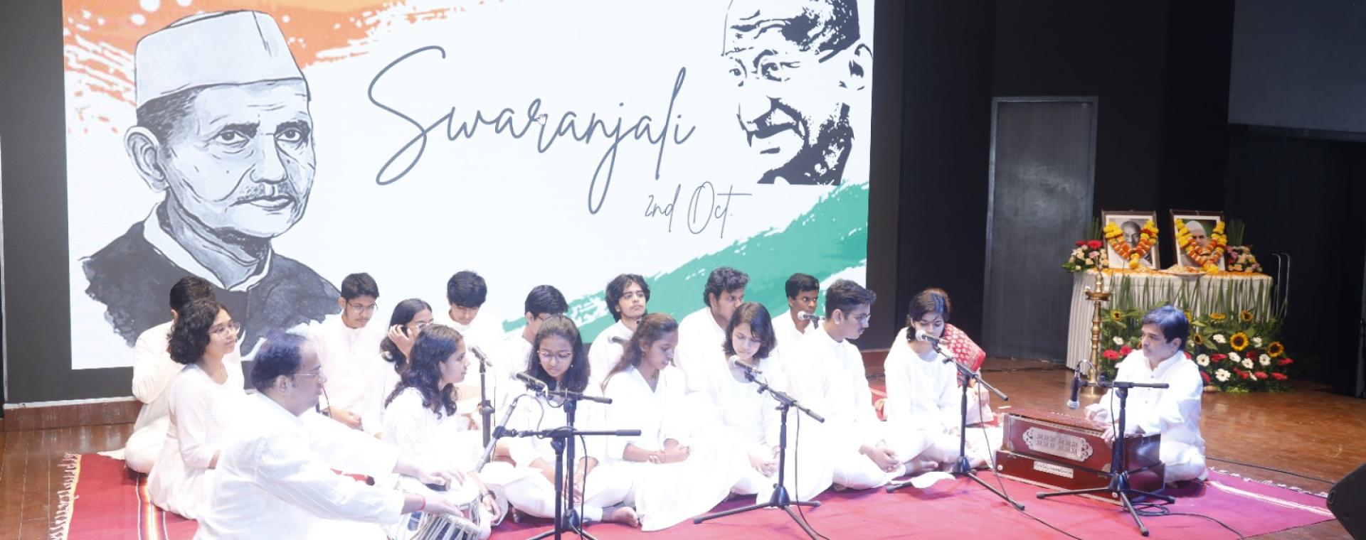 IITB held cultural programme Swaranjali on occasion Gandhi and Shastri jayanti