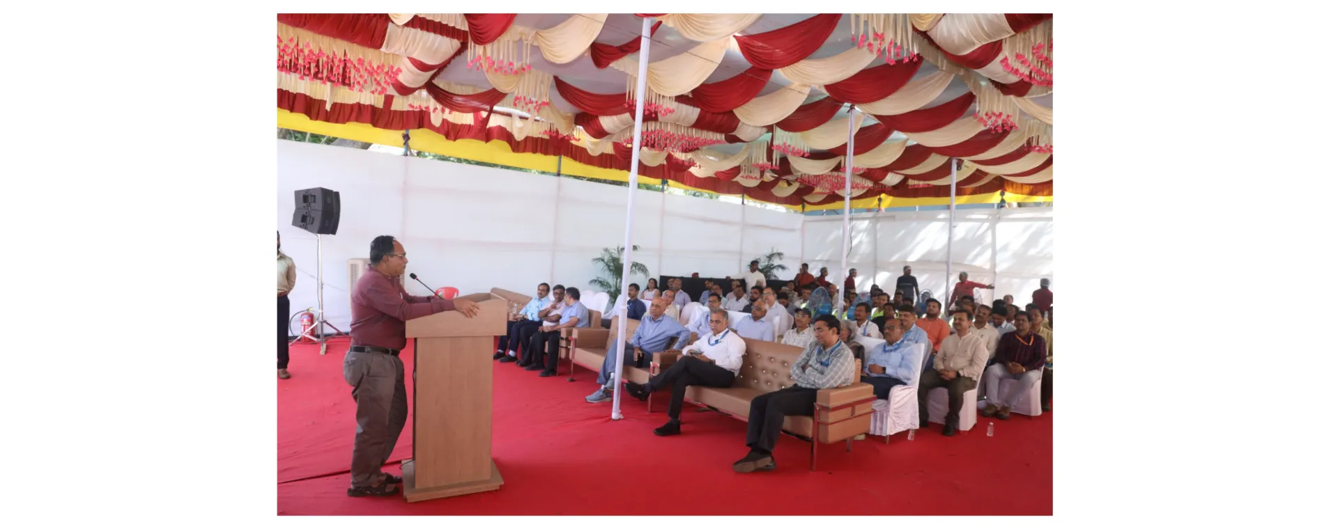 Ground-Breaking Ceremony of the Staff Residential Building