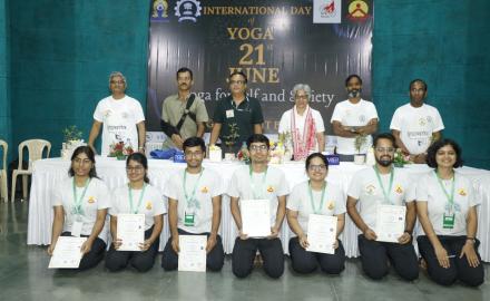 10th International Day of Yoga, IIT Bombay,IDY, Prof. Shireesh Kedare, Surya Namaskar,Yoga,Yogastha, Prof. K. Satya Lakshmi