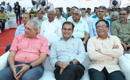 Groundbreaking ceremony of IIT Bombay Academic Science Block 1